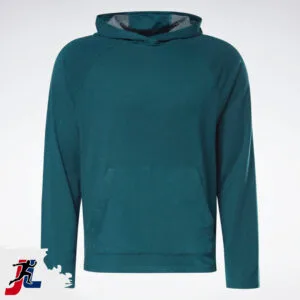 Activewear Gym Hoodie for Men, Sportswear and Activewear Manufacturer. Made by Janletic Sports in Sialkot Pakistan.