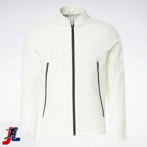 Activewear Gym Jacket for Men, Sportswear and Activewear Manufacturer. Made by Janletic Sports in Sialkot Pakistan.