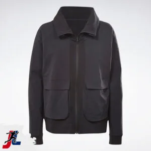 Activewear Gym Jacket for Women, Sportswear and Activewear Manufacturer. Made by Janletic Sports in Sialkot Pakistan.