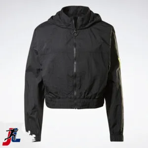 Activewear Gym Jacket for Women, Sportswear and Activewear Manufacturer. Made by Janletic Sports in Sialkot Pakistan.