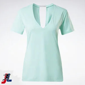 Workout Shirt for Women, Sportswear and Activewear Manufacturer. Made by Janletic Sports in Sialkot Pakistan.