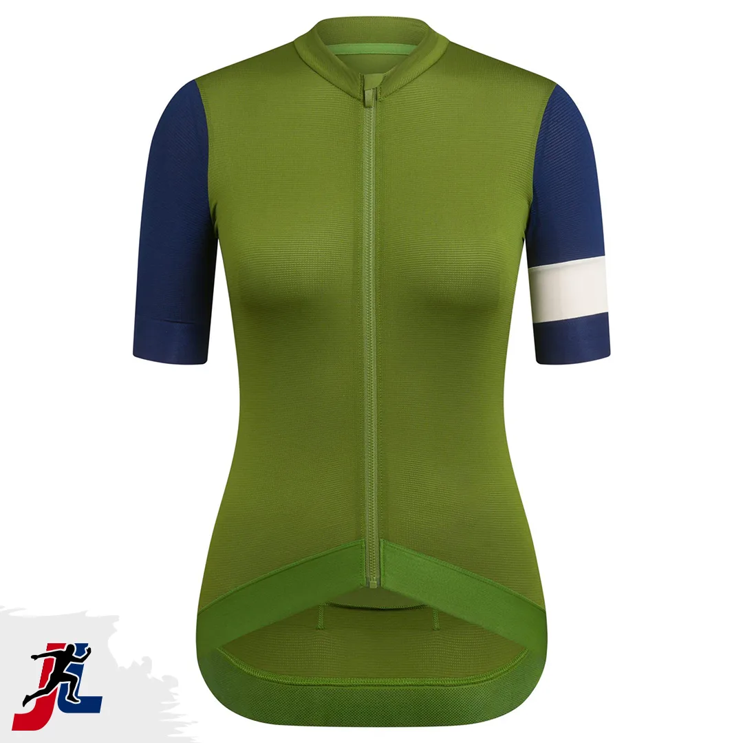 Cycling Jersey for Women, Sportswear and Activewear Manufacturer. Made by Janletic Sports in Sialkot Pakistan.