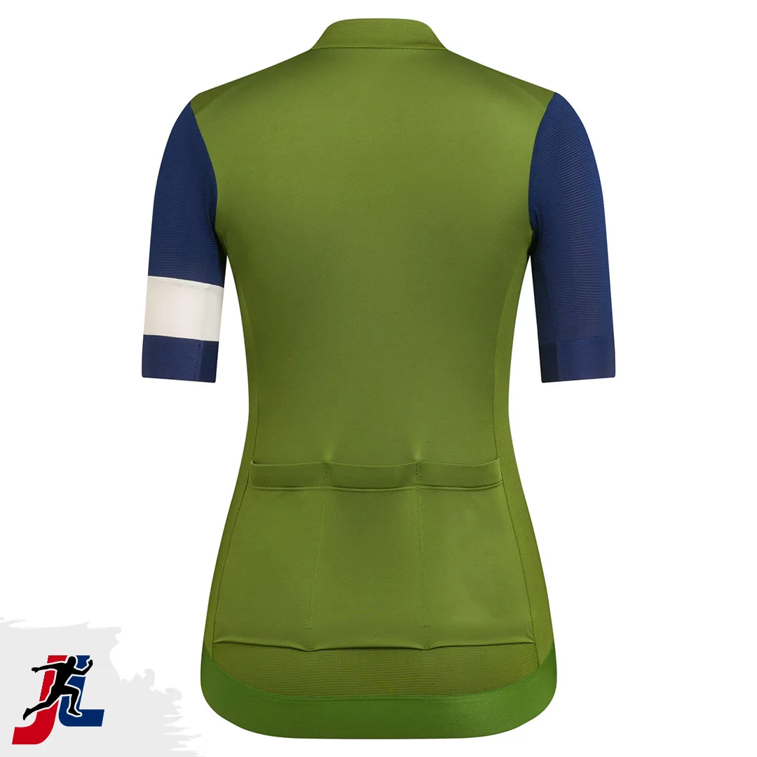 Cycling Jersey for Women, Sportswear and Activewear Manufacturer. Made by Janletic Sports in Sialkot Pakistan.