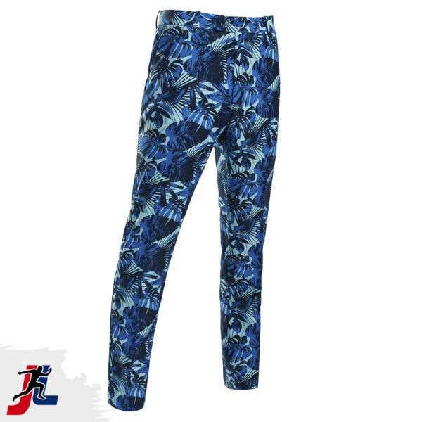 Golf Floral Pants for Men, Sportswear and Activewear Manufacturer. Made by Janletic Sports in Sialkot Pakistan.
