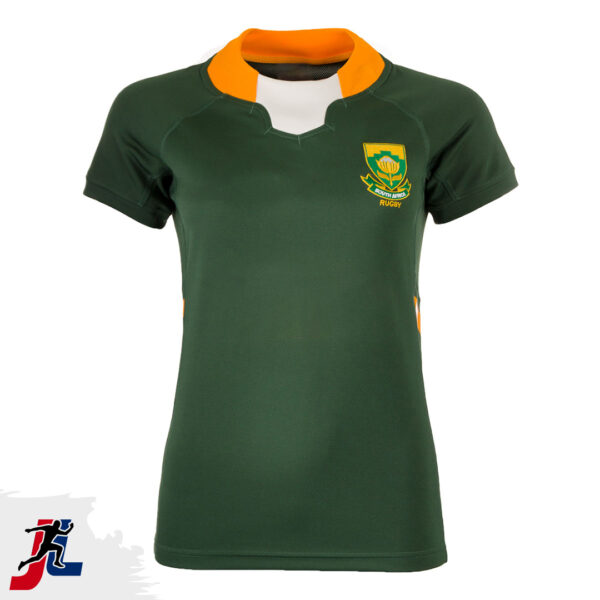 Rugby Uniform Jersey for Women, Sportswear and Activewear Manufacturer. Made by Janletic Sports in Sialkot Pakistan.