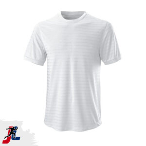 Tennis T shirt for Men, Sportswear and Activewear Manufacturer. Made by Janletic Sports in Sialkot Pakistan.